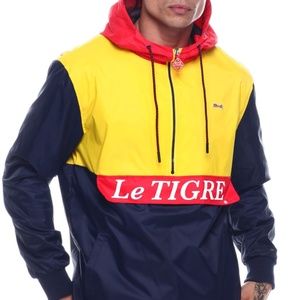 Le Tigre Multicolor Windbreaker Sz Large NWT